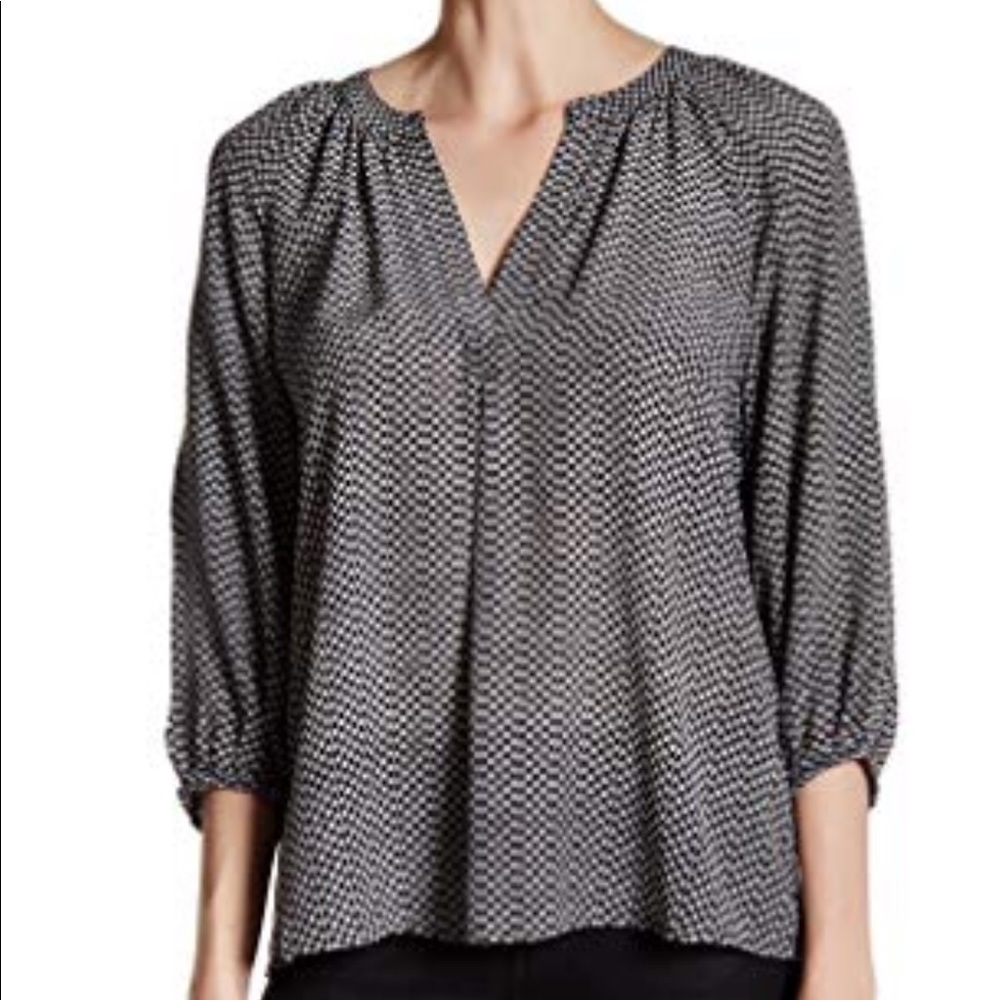 Joie split neck blouse